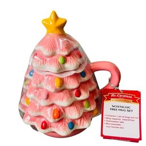 Mr Christmas Pink Christmas Tree Mug